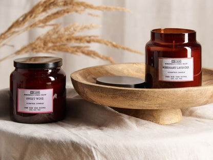 Sæt med 2 duftlys Absolute Alchemy Sojavoks Friske noter 1 par