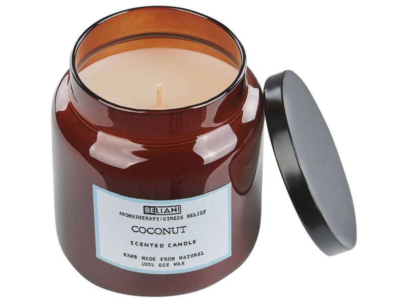 Sæt med 2 duftlys Absolute Alchemy i sojavoks med friske noter, 1 par