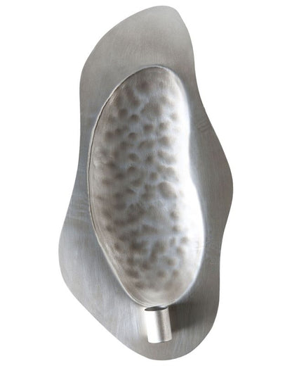 Sæt med 2 Odemira metal-lysestager 40 cm sølv, 1 par