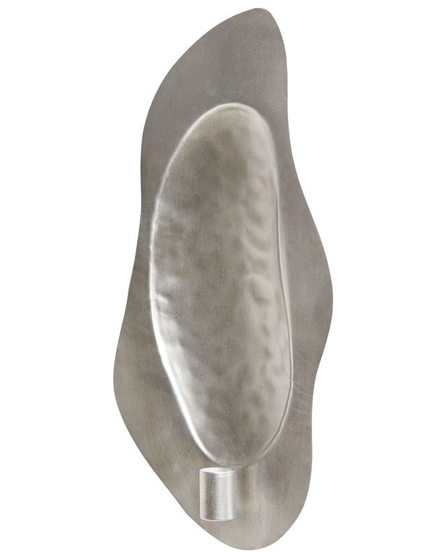 Sæt med 2 Odemira metal-lysestager 40 cm sølv, 1 par