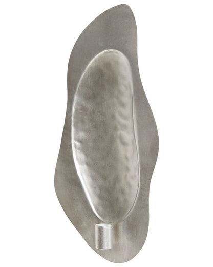 Sæt med 2 Odemira metal-lysestager 40 cm sølv, 1 par