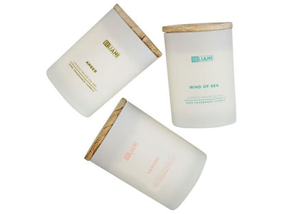 Sæt med 3 duftlys Simplicity Sojavoks Orientalske noter Friske noter 1 sæt