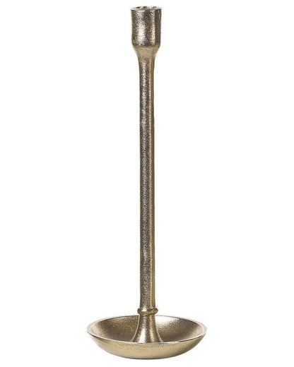 Sæt med 3 Liwung metal-lysestager 27/33/38 cm i guld, 1 sæt