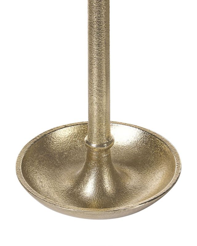 Sæt med 3 Liwung metal-lysestager 27/33/38 cm i guld, 1 sæt