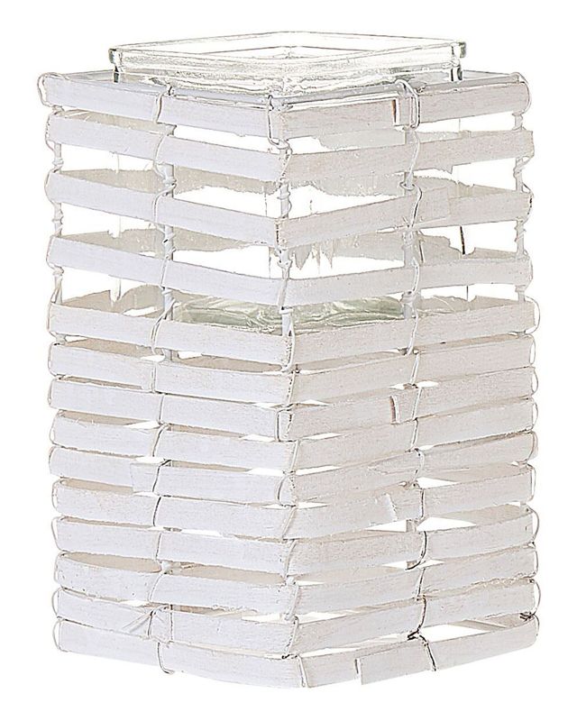 Sæt med 3 Marola lysestager 54/34/20 cm hvid 1 sæt