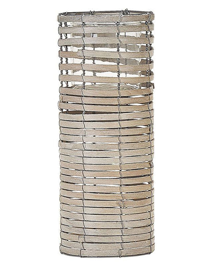 Sæt med 3 Rovare lysestager 60/39/25 cm grå 1 sæt