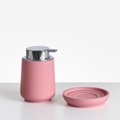 Badeværelsessæt 4 Dele Suches Rosa 1 Sæt