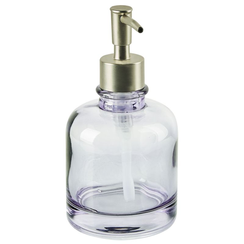 Badeværelsessæt 4 Dele Glas Lilla 1,7 kg