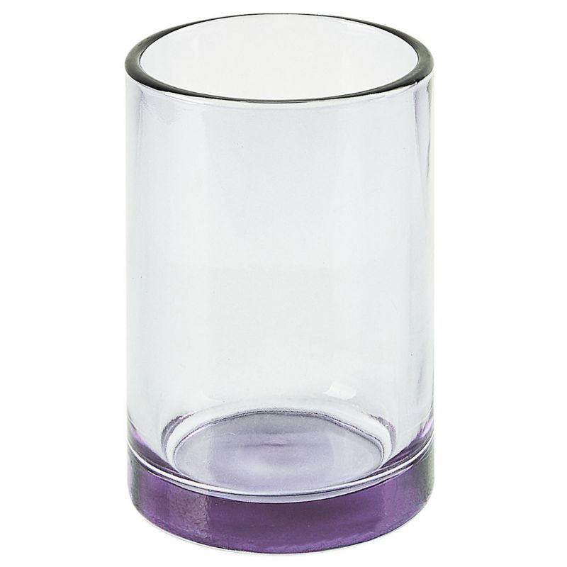 Badeværelsessæt 4 Dele Glas Lilla 1,7 kg