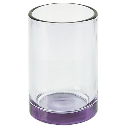 Badeværelsessæt 4 Dele Glas Lilla 1,7 kg