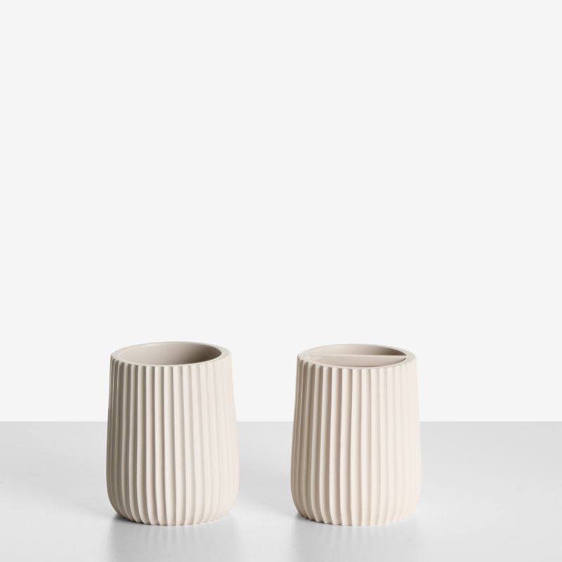 Badeværelsestilbehørssæt 5 dele POZUZO Beige