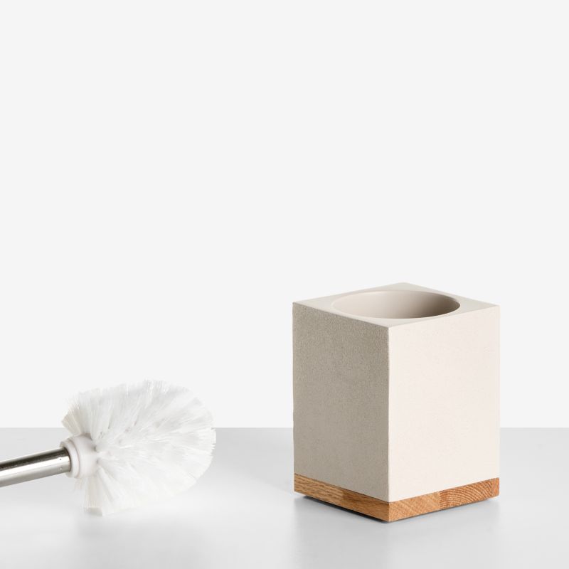 Badeværelsestilbehørssæt 5 Dele Beige 10 x 10 x 38 cm 4069605082411