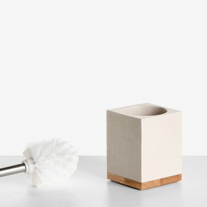 Badeværelsestilbehørssæt 5 Dele Beige 10 x 10 x 38 cm 4069605082411