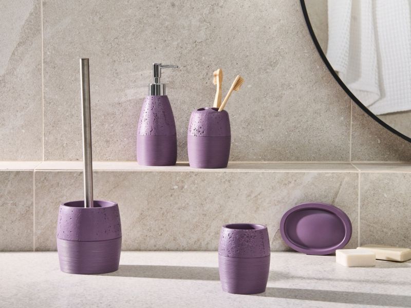 Badeværelsessæt 5 Dele Lilla 110x110x370 mm