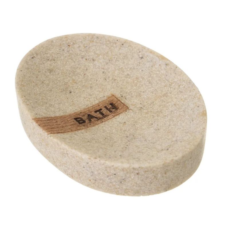Badeværelsessæt 3 Dele Beige Plast 75x75x165 mm
