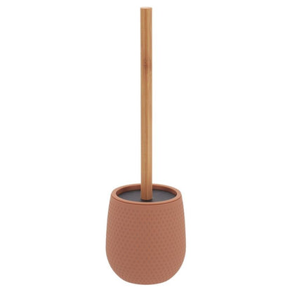 Badeværelsessæt Tova Cappuccino Brun Bambus/Plast 39x11x11 cm 4 Dele