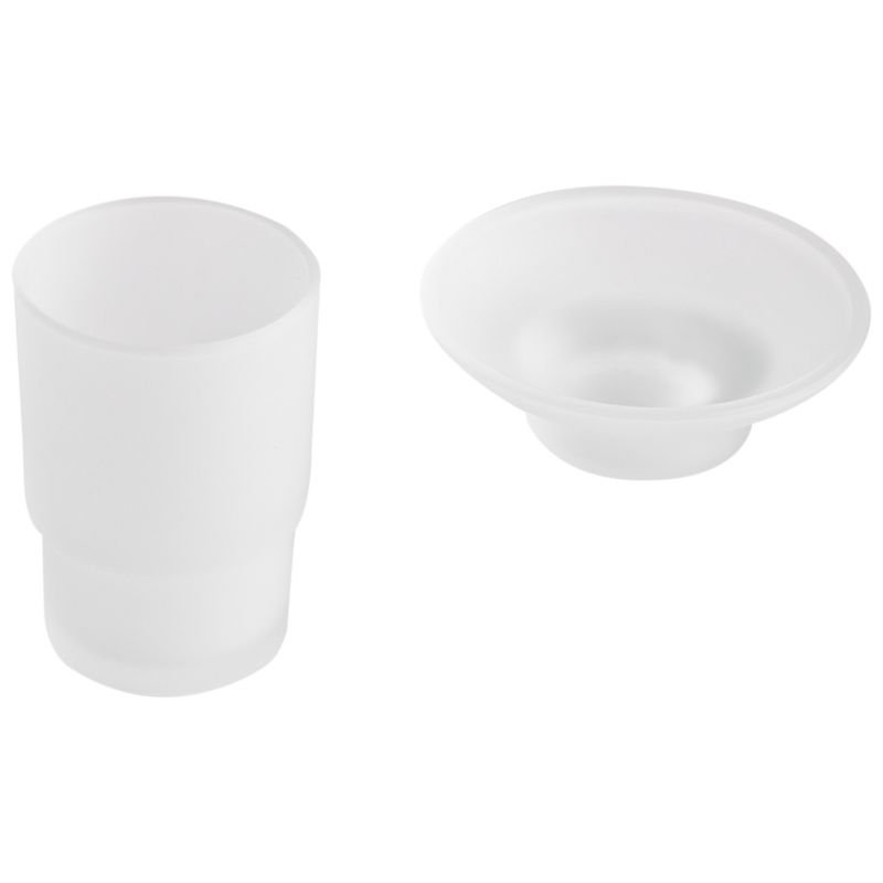 Badeværelsessæt 6 Dele Aluminium Sølv 61 cm