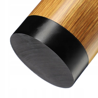 Badeværelsessæt med Træmønster Brun Polyresin 2 Dele