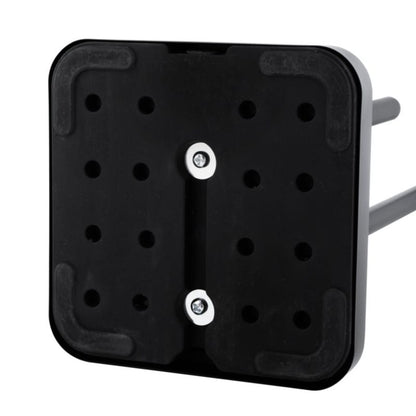 Badeværelsessæt med Pedalspand 5 L og Toiletpapirholder Sort/Bambus