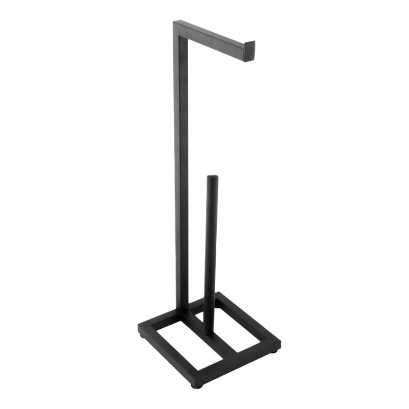 Badeværelsessæt med 3L Affaldsspand og Toiletpapirholder Mat Sort | CH.MUTI-BLK_P.PAP1-BLK