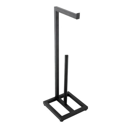 Badeværelsessæt med 3L Affaldsspand og Toiletpapirholder Mat Sort | CH.MUTI-BLK_P.PAP1-BLK