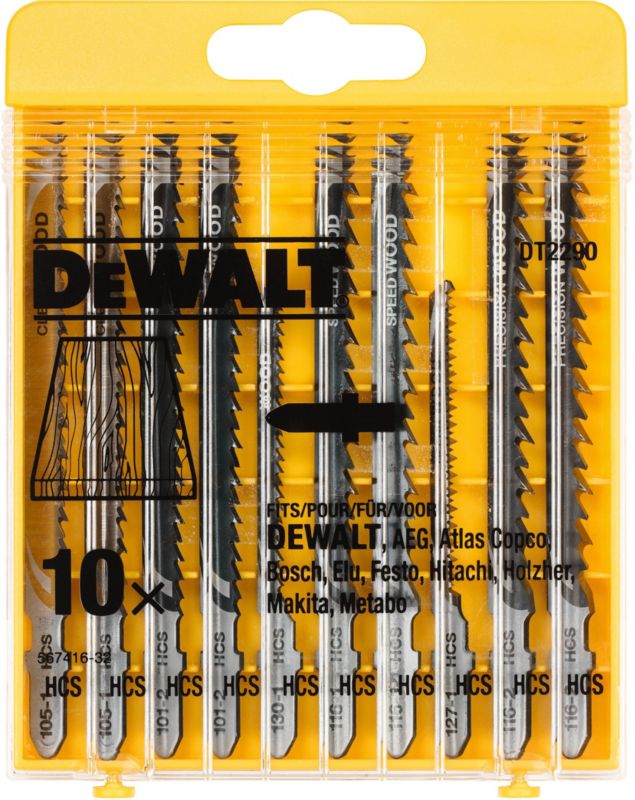 DeWalt 10-pak brædder til træ