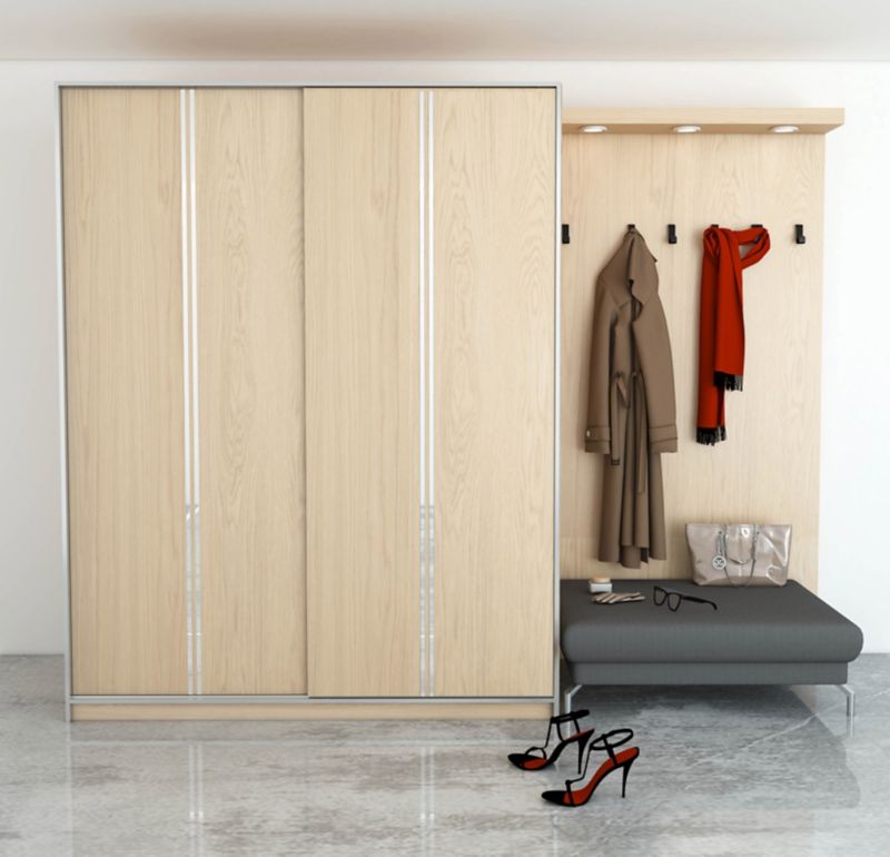 Sæt til 2 skydedøre Valcomp Mitra 1800 mm