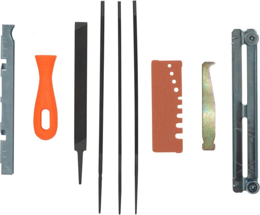 Slibesæt til kæder 9 dele