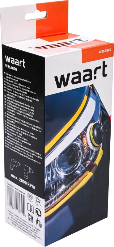 Waart sæt til renovering af billygter