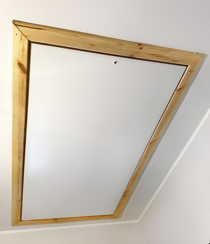 Træliste Sæt til Loftslem 120 x 70 cm Fyrretræ 4 Stk.