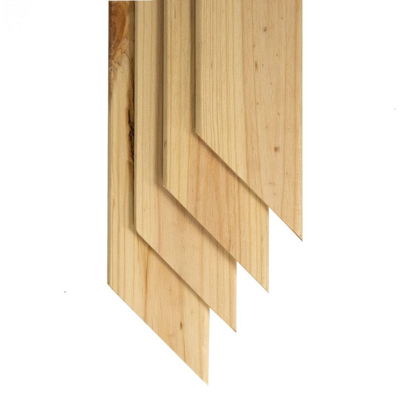 Træliste Sæt til Loftslem 120 x 70 cm Fyrretræ 4 Stk.