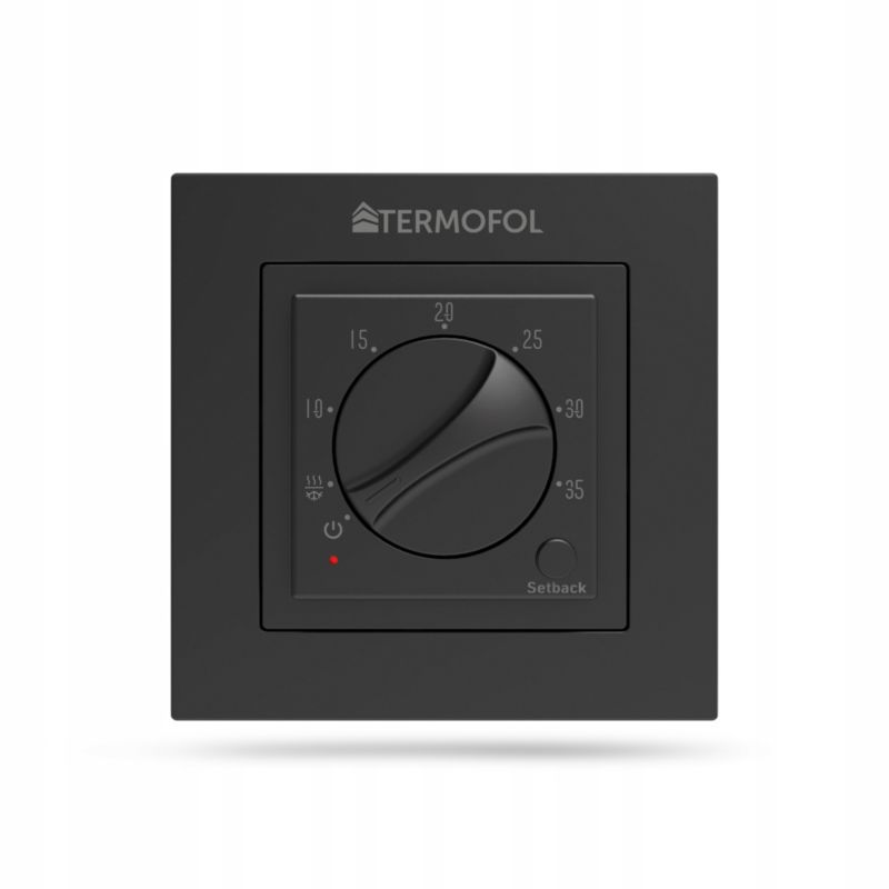 Infrarød Varmefolie Sæt 100 cm 60W 1 m² TF-H3 Sort
