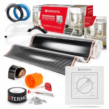 Infrarød Varmefolie Sæt 100 cm 60W 4 m² Hvid TF-H3 WHITE
