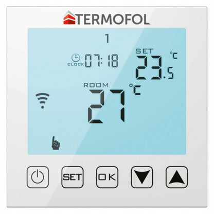 Varmefolie Infrarød Sæt 140W 100 cm 12 m² med WiFi