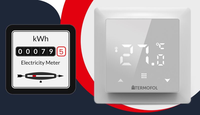 Infrarød Varmefolie Sæt 140W 100 cm 14 m² med WiFi Termostat
