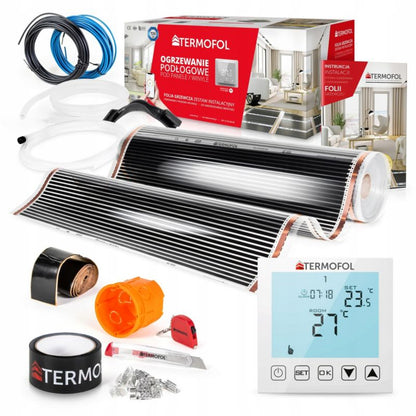 Infrarød Varmefolie Sæt 100 cm 80W 12 m² TF-H1