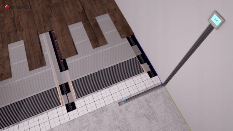 Infrarød Varmefolie Sæt 80W 100 cm 2 m² TF-H1