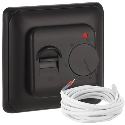 Varmefoliesæt Infrarød 160W/m² 100 cm Sort Aries