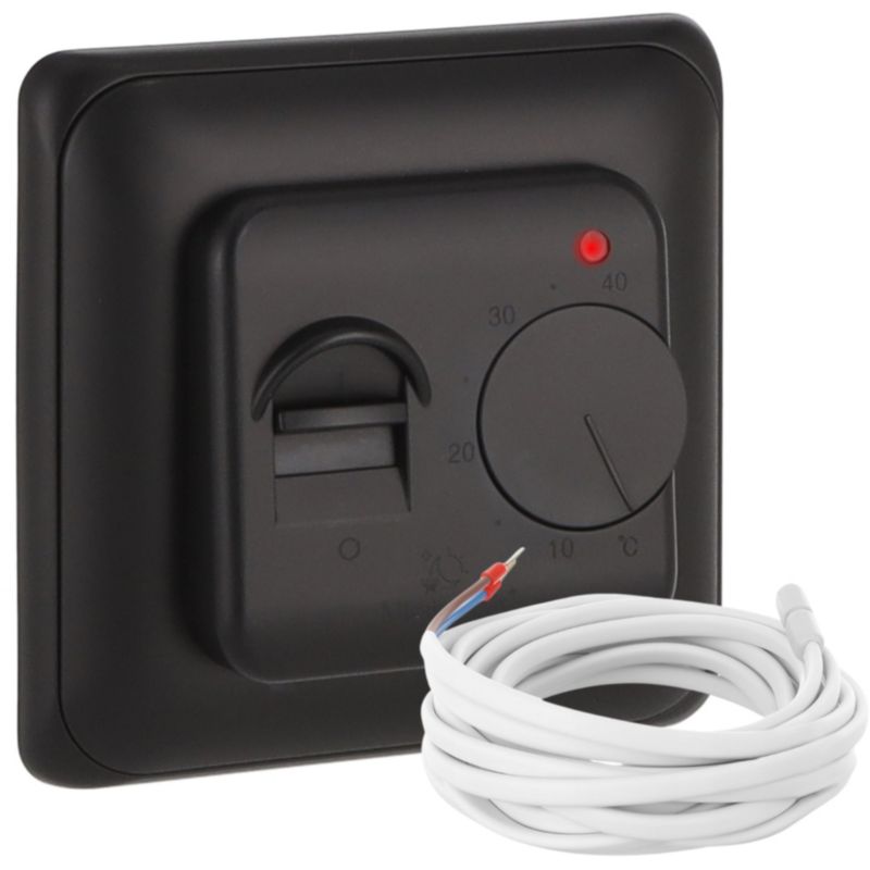 Infrarød Varmefolie Sæt 100 cm 160W 3,5 m² med Sort Termostat | 5905910412552