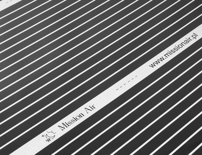 Infrarød Varmefolie Sæt 160W 1 m² 100 cm Aries Hvid