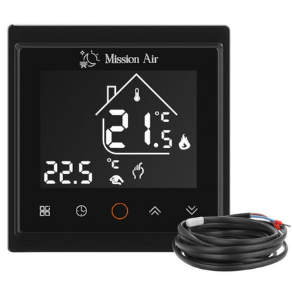 Varmefoliesæt 160W 5 m² 100 cm Sort Libra Termostat