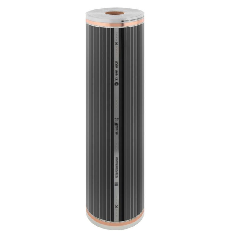 Varmefoliesæt 160W 5 m² 100 cm Sort Libra Termostat