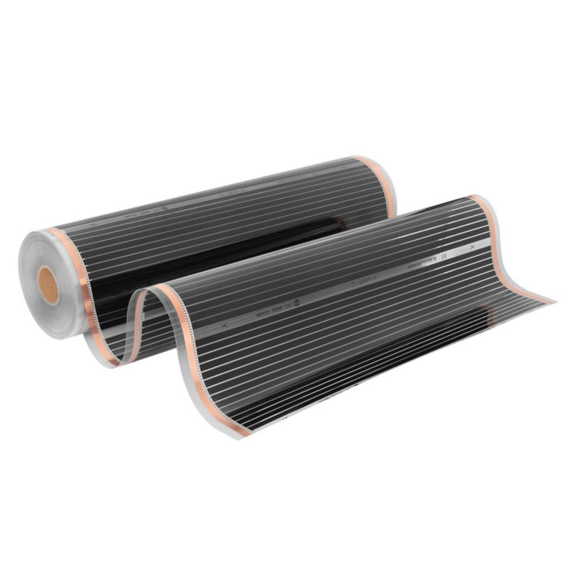 Varmefoliesæt 160W 5 m² 100 cm Sort Libra Termostat