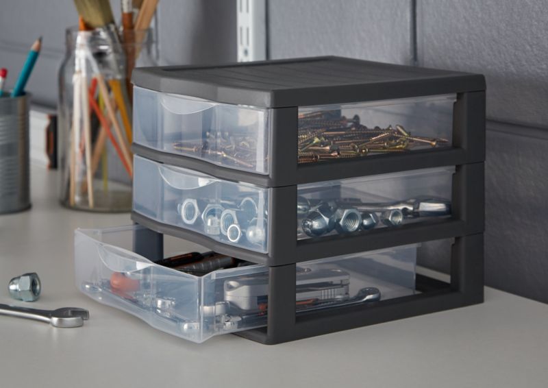 Form Kontor sæt med 3 skuffer, 17 cm