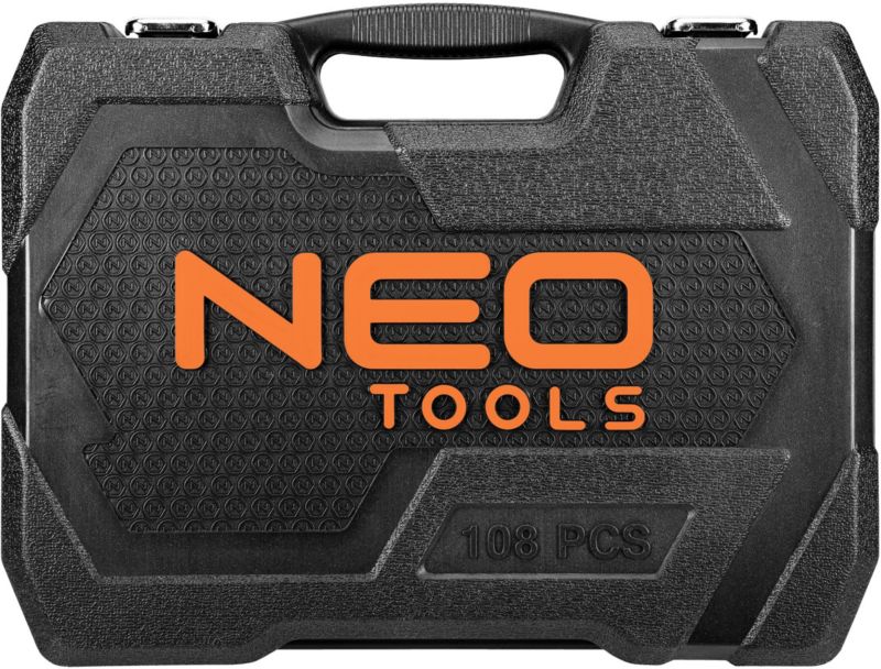 Neo skruenøglesæt 1/2" 1/4" 108 dele