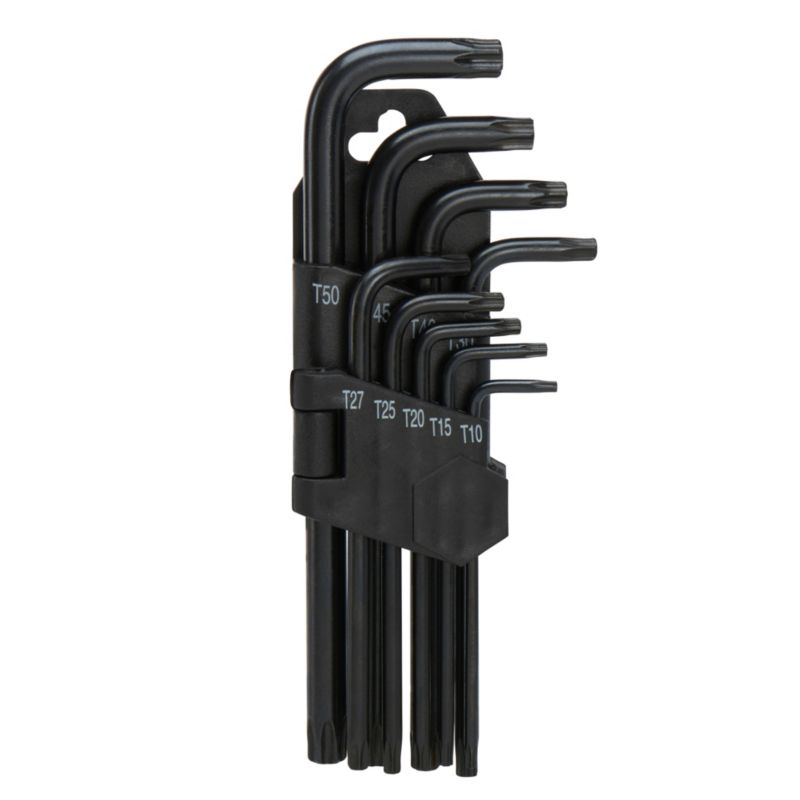 Sæt med 9 torx-nøgler