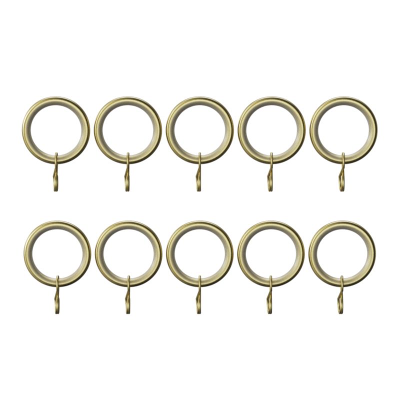 Goodhome Elasa sæt med 10 gardinringe 16/19 mm