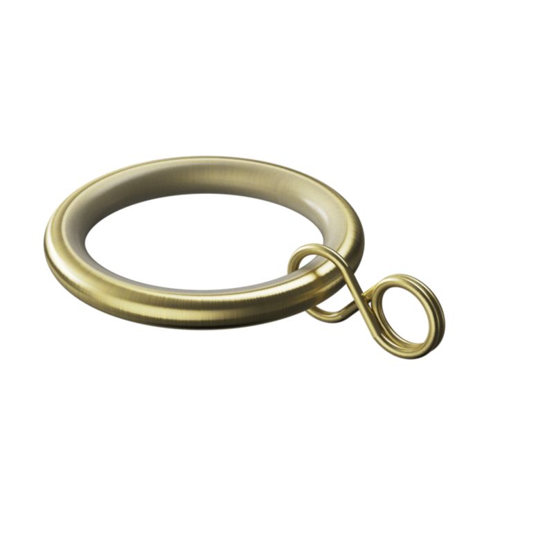 Goodhome Elasa sæt med 10 gardinringe 16/19 mm