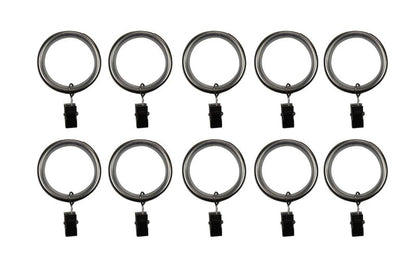 GoodHome Athens sæt med 28 mm ringe og klemmer