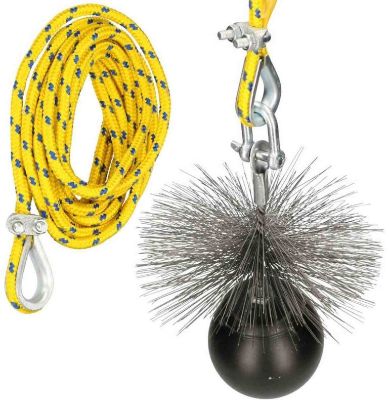 Skorstensrensesæt 300 mm med Reb 5 m